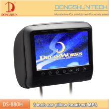 8 inch digital panel touch key car pillow MP5 player