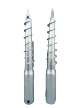 Hot dip galvanized spiral screw