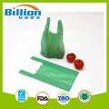 HDPE Colorful T Shirt Plastic Bag Carrier Shopping Bags