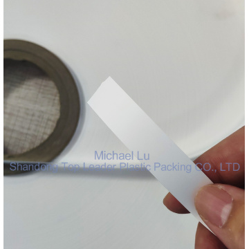 white opaque BOPP film tape strip food grade