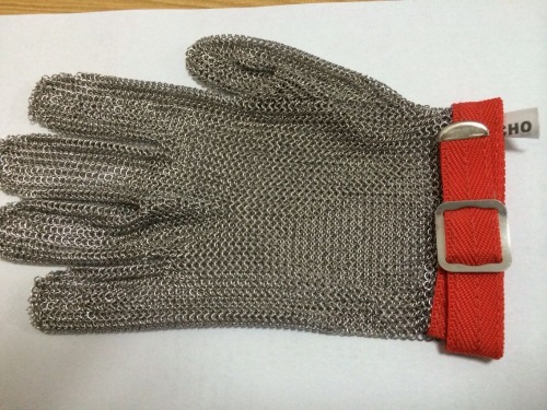 stainless steel gloves knitted for protecting hands