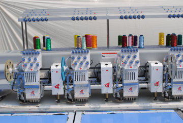 MJH607 Chenille and Single Sequin and Flat Mixed Machine