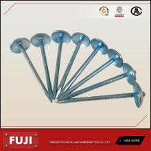 Galvanized twisted shank copper umbrella head roofing nails