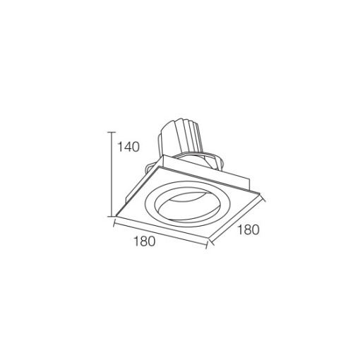 Bright Star Powerful 38W LED Downlight