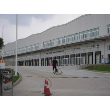 Porta de garagem de elevação seccional aérea industrial