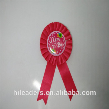 Hot Sale Round Ribbon Rosette Badge Rosette