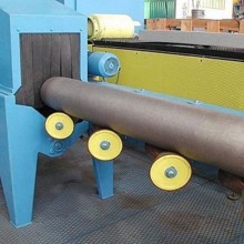 Derusting and Descaling Steel Pipe Shot Blasting Machine