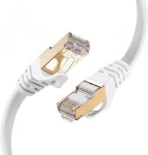 Cat6a Flat Shielded Ethernet Cable With RJ45 Plug