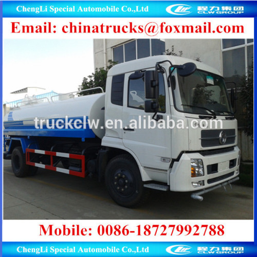 Famous dongfeng tianjin 4x2 LHD water tank truck