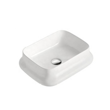Chanda Bathroom Over Counter Square Vessel Art Basin