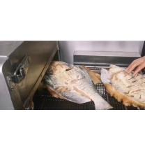 Stainless Steel Belt Conveyor Oven for Even Baking of Fish and Butterfly Fish