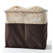 Household Essential Double Sorter Laundry Hamper