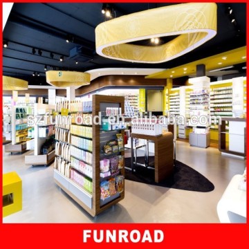 Funroad farmacia display furniture for pharmacy decoration for hot sale