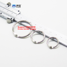 Nickel Plated Hinged Binding Rings for Loose Leaf Binders