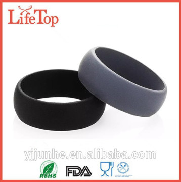 Flexible Mens Rubber Silicone Wedding Rings or thumb bands for Men LUX Silicone Rings