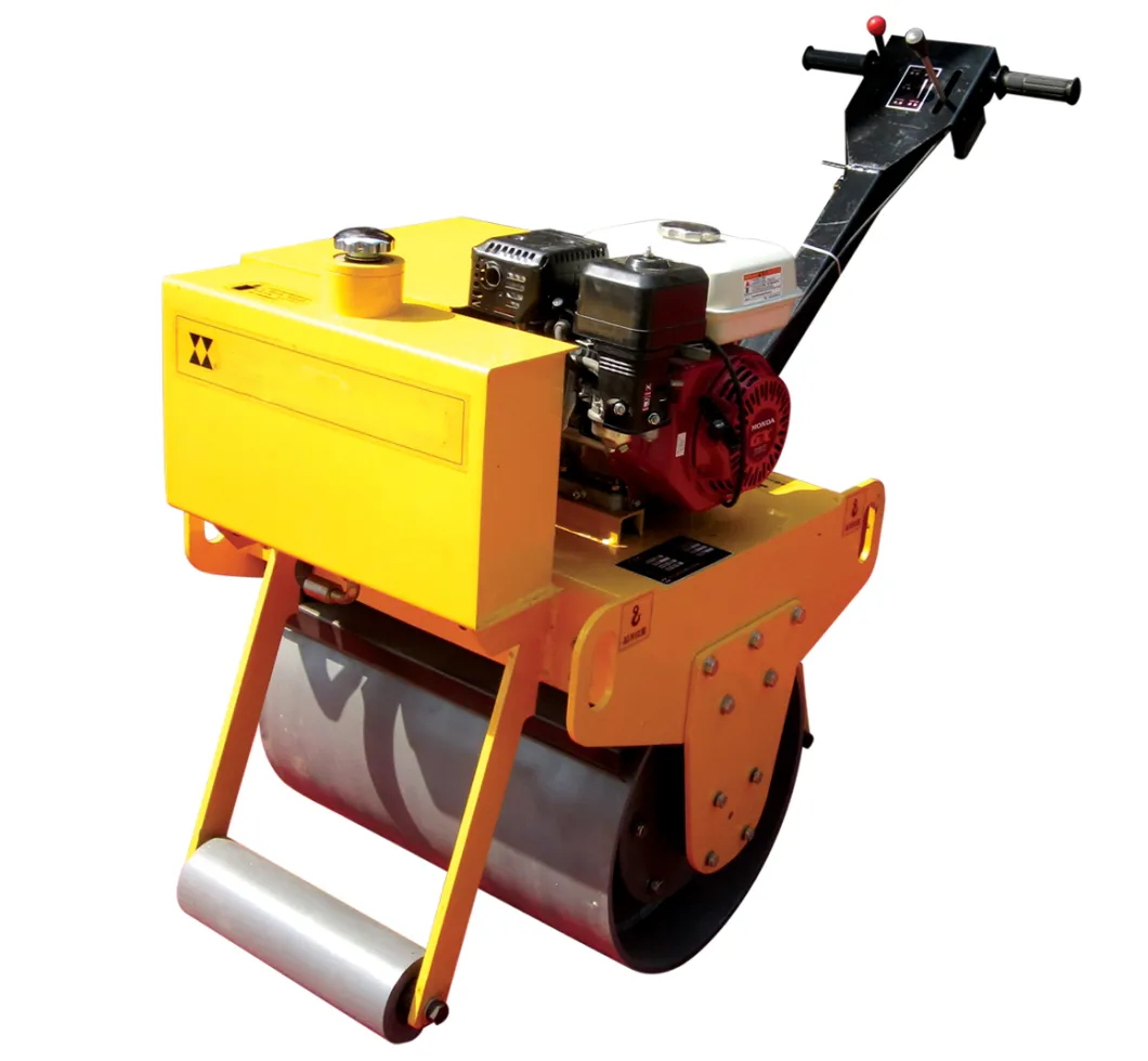 Walk Behind Double Drum Hydraulic Vibratory Mini Road Roller