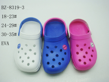 2016 EVA clog made in China kids garden shoes wholesale kid EVA shoes