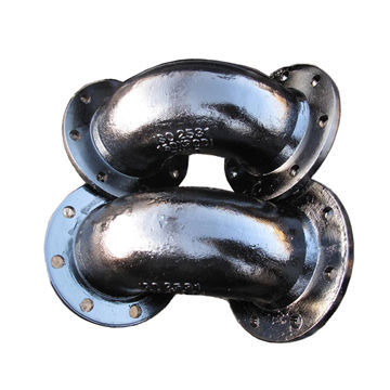 Double-flange Bend/Elbow, Made of Ductile Iron