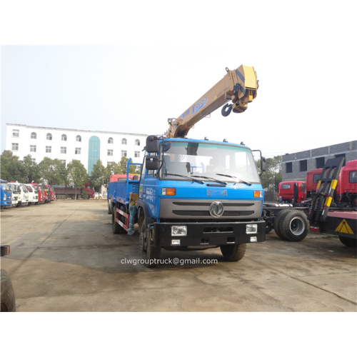 Dongfeng chassis Telescoping Boom truck mounted crane