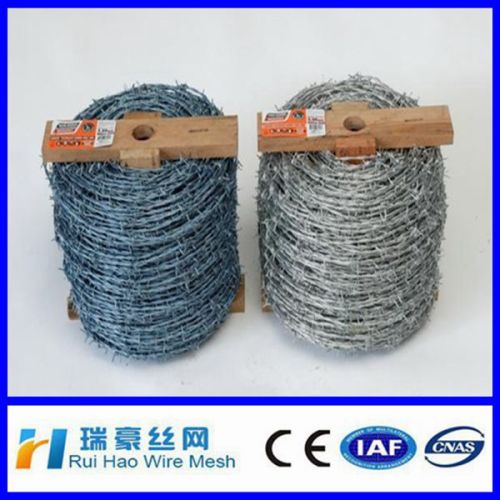 double strand galvanized barbed wire / double strand hot dipped galvanized barbed wire