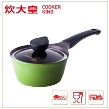 2015 factory price 20cm die cast aluminium ceramic sauce pan,milk pan