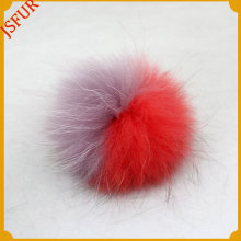 Raccoon Ball Accessory Fluffy Colorful Fur Pom Hat