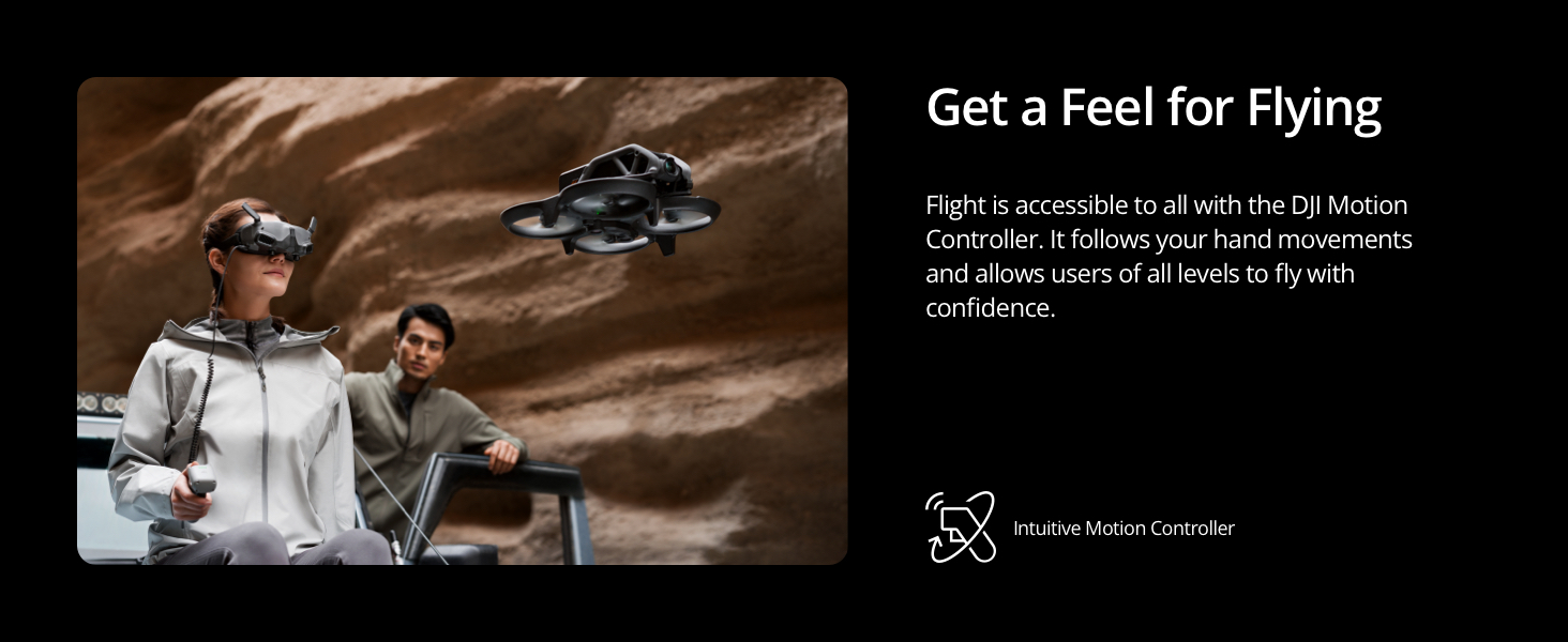 In Stock DJI Avata (No RC) racing drone with Immersive Flight Experience