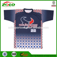 Custom Made Fully Dye Sublimate Printing Lacrosse Shooter Shirt