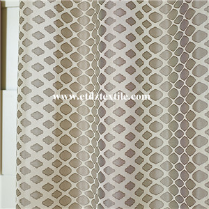 100% Polyester Twisted Yarn Window Curtain Fabric