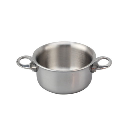 Aluminum Core Copper Coated Stainless Steel Sauce Pot