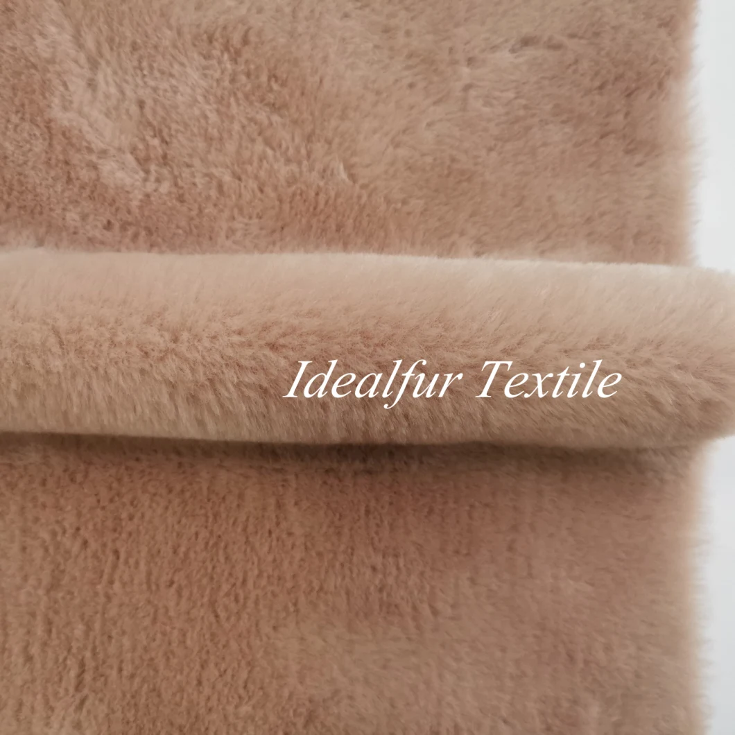 Artificial Faux Fur Imitation Fake Fur Fabric for Coat Suede Bonding for Jacket