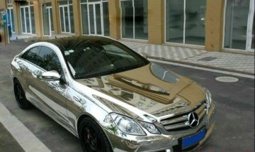 Chrome mirror silver car wrap foil supplie.