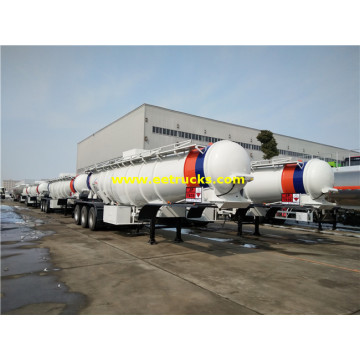 19m3 21ton Sulfuric axit phân phối xe tăng Trailers