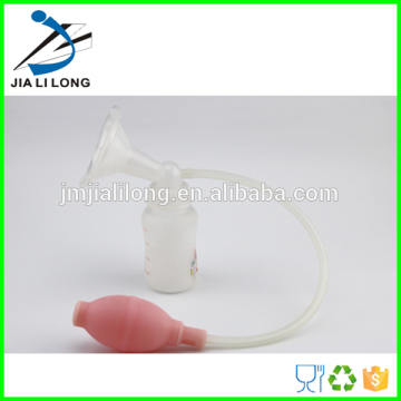 Food grade silicone plastic breast milk reliever pump
