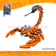 Scorpions shape building blocks plastic DIY learning toys educational toys for kids