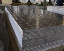 Two ribbed pattern plate