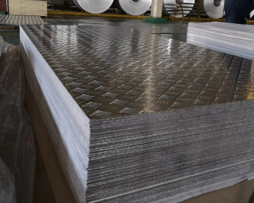 Two ribbed pattern plate