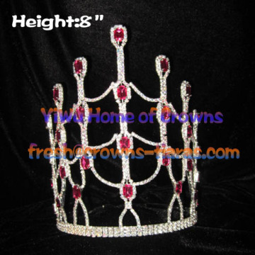 Pink Diamond Crystal Pageant Queen Crowns