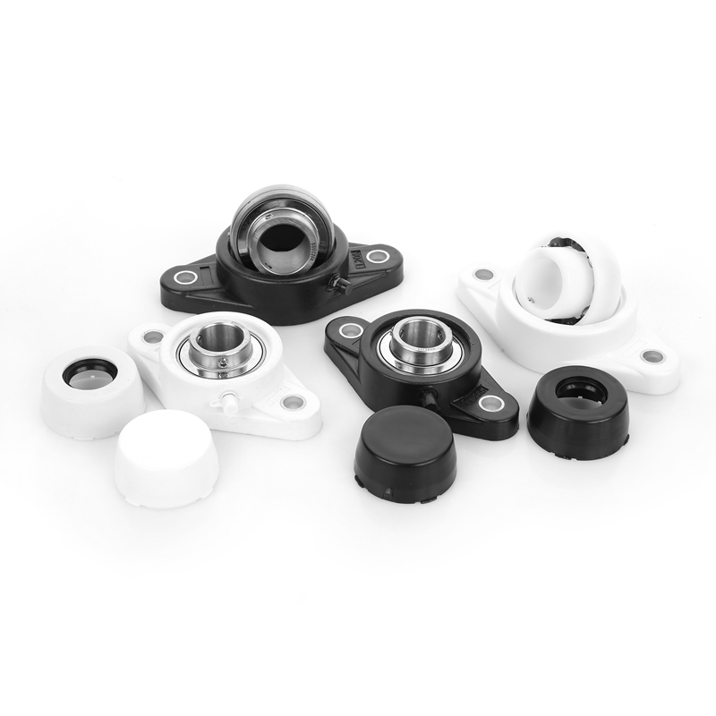 UCFLPL212 Square plastic holder black or white Stainless outer spherical ball bearing Plastic bearing seat