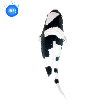 White and Black Koi Fish Decorative Model
