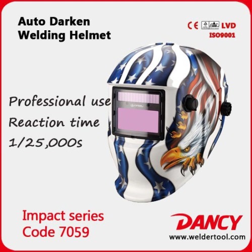 Custom Electronic safety helmet Welding Mask with low price code.7074