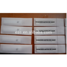 AM woven label/eas AM label package/ source tagging/ sewing label