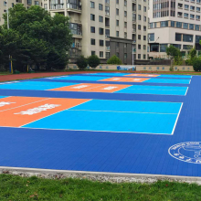 Outdoor Pickleball interlocking floor