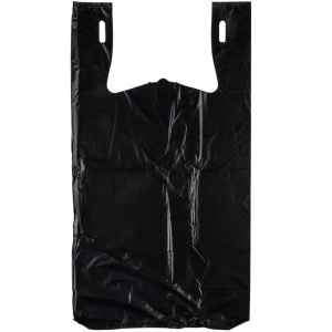 High Density Black Grocery Shopping Bags