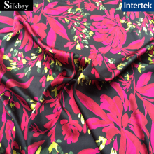 16mm 108cm Stretch Satin Silk Fabric 95% Silk 5% Spandex