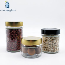 106ml, 150ml, 212ml, and 314ml Ergonomic Glass Jars: Ideal for Chutney, Honey, and Homemade Spreads with Durable Lids