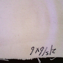 Pure cotton white canvas