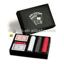 poker chip set 150pcs poker chip leather case set
