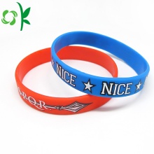 Arrows Shape Print Bracelet Custom Brand Silicone Wristbands