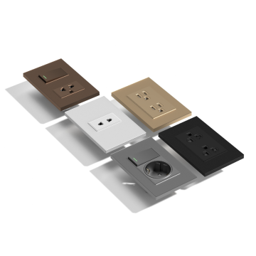 White Electrical Wall Light Switches